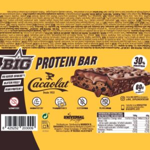 NOTIFICAR etiqueta BIG ProteinBar cacaolat
