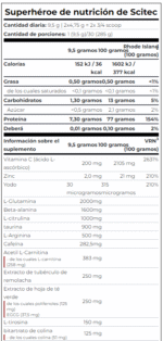 SCITEC NUTRITION SUPERHERO 285 GR - Imagen 2