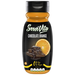 la salsa zero sabor chocolate y sabor naranja servivita 320 ml Photoroom
