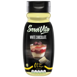 salsa zero sabor chocolate blanco servivita 320 ml Photoroom
