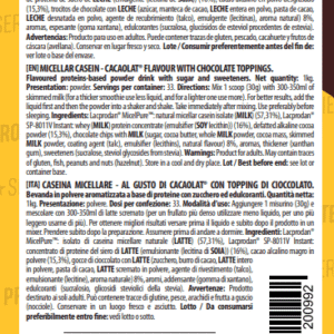 CASEIN CACAOLAT INGRE